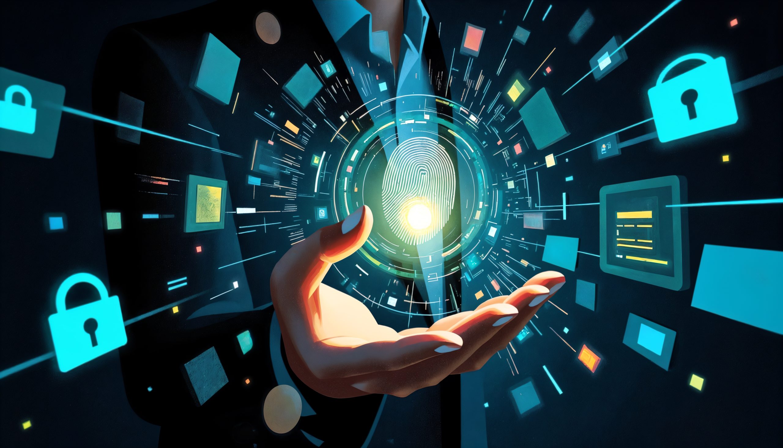 digital security strategies illustration